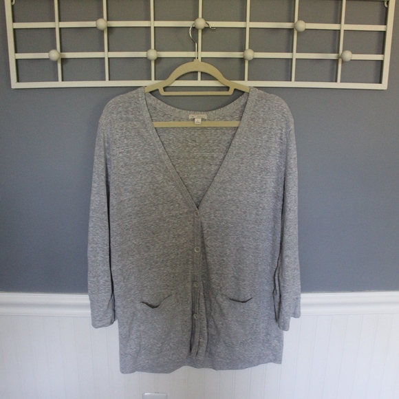 GAP Sweaters - Gray Button Up Cardigan